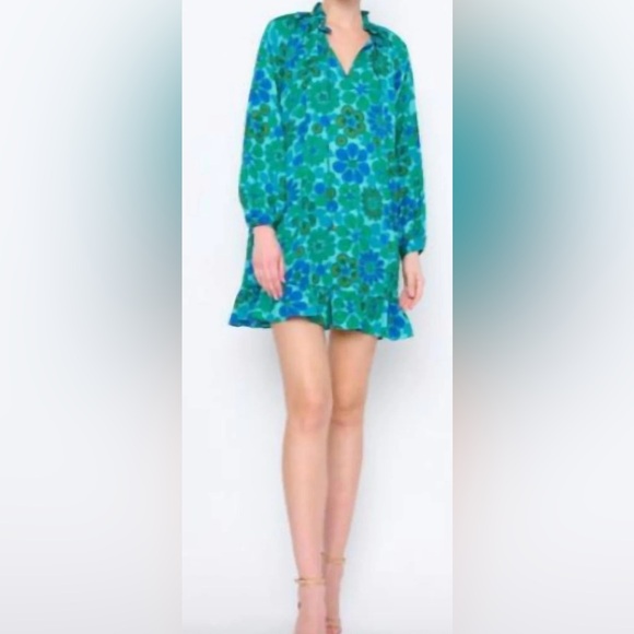 NEW FLORA BEA kadence dress in funky fest NWT Tag size Small. Fits 2-slim 6 - Picture 2 of 4